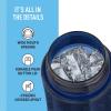 imageTHERMOS FUNTAINER 16 Ounce Plastic Hydration Bottle with Spout MINECRAFTNavy