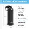 imageTHERMOS FUNTAINER 16 Ounce Stainless Steel Vacuum Insulated Bottle with Wide Spout Lid MINECRAFTMatte Black