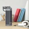 imageTHERMOS FUNTAINER 16 Ounce Stainless Steel Vacuum Insulated Bottle with Wide Spout Lid MINECRAFTMatte Charcoal