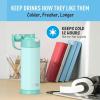 imageTHERMOS FUNTAINER 16 Ounce Stainless Steel Vacuum Insulated Bottle with Wide Spout Lid MINECRAFTMint