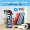 imageTHERMOS FUNTAINER 16 Ounce Stainless Steel Vacuum Insulated Bottle with Wide Spout Lid MINECRAFTSpiderman