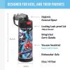 imageTHERMOS FUNTAINER 16 Ounce Stainless Steel Vacuum Insulated Bottle with Wide Spout Lid MINECRAFTSpiderman