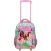 imageBIOWORLD Minecraft Rolling 16 Backpack with Adjustable HandlePink