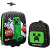 imageBioworld Minecraft Creeper 2Pack Carry On Luggage SetMinecraft Creeper Green 2pack