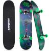 imageMinecraft  31quot Lenticular Skateboard with Pro Trucks Full Grip Tape 9Ply Maple Deck Ideal for All Experience Levels