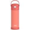 imageTHERMOS FUNTAINER 16 Ounce Stainless Steel Vacuum Insulated Bottle with Wide Spout Lid MINECRAFTApricot