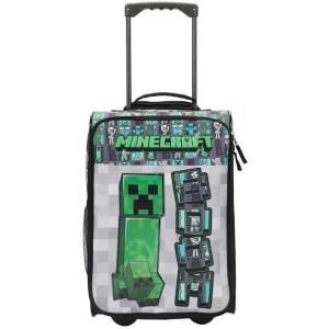 imageBioworld Minecraft Creeper TNT Black 18quot Pilot CaseMinecraft Creeper Boom