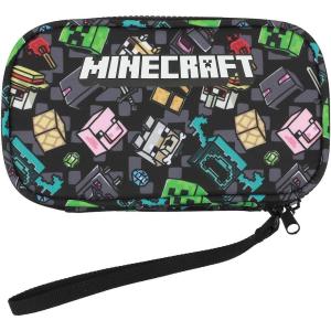imageMinecraft Creatures 4quot Black Tech Cable Organizer Travel Case
