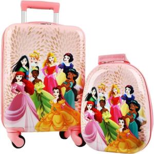 imageMinecraft Creepers 2Piece Backpack ampamp 18quot Luggage SetDisney Character Art Pink 2pack
