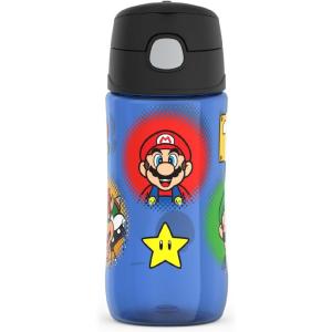 imageTHERMOS FUNTAINER 16 Ounce Plastic Hydration Bottle with Spout MINECRAFTMario