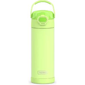 imageTHERMOS FUNTAINER 16 Ounce Stainless Steel Vacuum Insulated Bottle with Wide Spout Lid MINECRAFTNeon Lime