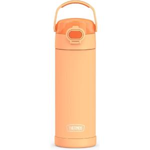 imageTHERMOS FUNTAINER 16 Ounce Stainless Steel Vacuum Insulated Bottle with Wide Spout Lid MINECRAFTOrange