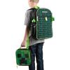 imageBIOWORLD Boys Minecraft Creeper Youth 5 Piece Backpack Set Green One Size