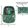 imageBIOWORLD Minecraft 5Piece School Backpack Set Little Big Kid Green One Size