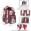 imageBIOWORLD Minecraft Creeper 5Piece Backpack Set Little Big Kid Green One SizeBurgundy