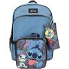 imageBIOWORLD Minecraft Creeper 5Piece Backpack Set Little Big Kid Green One SizeLilo  Stitch Blue2