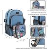 imageBIOWORLD Minecraft Creeper 5Piece Backpack Set Little Big Kid Green One SizeLilo  Stitch Blue2