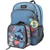imageBIOWORLD Minecraft Creeper 5Piece Backpack Set Little Big Kid Green One SizeLilo  Stitch Blue2