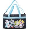 imageBioworld Minecraft Creeper Youth 4Piece Travel Set14 Carryon Duffle Bag and Luggage Tag SetLanky Box Art Black