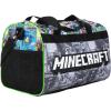 imageBioworld Minecraft Creeper Youth 4Piece Travel Set14 Carryon Duffle Bag and Luggage Tag SetMnc Creeper Youth