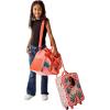 imageBioworld Minecraft Creeper Youth 4Piece Travel Set14 Carryon Duffle Bag and Luggage Tag SetPua  Moana Pink
