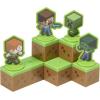imageDecoSet Mobs Beware Minecraft Cake Topper 6Piece Stackable Cake Decoration Interlocking 3D Blocks With Characters Food Safe Birthday Cake DecorationCake Topper