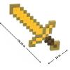 imageDisguise Minecraft Gold Sword Costume Accessory Official Minecraft Plastic Costume Prop One Size