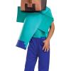 imageDisguise Steve Costume for Kids Official Adaptive Minecraft Costume Jumpsuit and Head