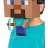 imageDisguise Steve Minecraft Mask Official Minecraft Mega Steve Mask Costume Accessory Child Size Costume Mask with Moving Parts