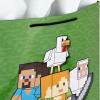 imageHallmark Minecraft Gift Bag Bundle 2 Bags 13quot Large Blue Bag 15quot Extra Large Green for Birthdays Christmas Valentines Day Halloween Kids PartiesMinecraft