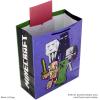 imageHallmark Minecraft Gift Bag Bundle 2 Bags 13quot Large Blue Bag 15quot Extra Large Green for Birthdays Christmas Valentines Day Halloween Kids PartiesMinecraft