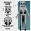 imageKids Minecraft Classic Skeleton Costume  Boys ampamp Girls Minecraft Cosplay Outfit  Child Minecraft Skeleton Costume