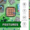 imageMega Minecraft Party Supplies and Decorations Set Minecraft Birthday Party Supplies Serves 16 Guests Includes Plates Banner Table Cover Balloons and More