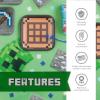 imageMinecraft Birthday Decorations  Serves 16  Party Supplies with Minecraft Masks Banner Plates Tablecover Napkins Stickers