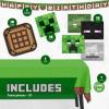 imageMinecraft Birthday Decorations  Serves 16  Party Supplies with Minecraft Masks Banner Plates Tablecover Napkins Stickers