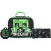 imageMinecraft Creeper 4Piece Lunch Kit Including Allergy Alert Tag