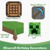 imageUnique Minecraft Birthday Decorations  Bundle with Plates Napkins Tablecloth Banner Balloons Checklist  Party for 16