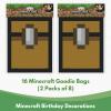 imageUnique Minecraft Party Favors  16 Guests  Bundle with Goodie Bags Tattoos Favors Checklist  Minecraft Birthday Decorations