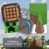 imageUnique Minecraft Party Table Decorations Dinnerware Bundle  Officially Licensed Dinner and Dessert Paper Plates Luncheon and Beverage Paper Napkins and Table Cover