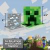 imageUnique Minecraft Party Table Decorations Dinnerware Bundle  Officially Licensed Dinner and Dessert Paper Plates Luncheon and Beverage Paper Napkins and Table Cover
