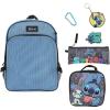 imageBIOWORLD Minecraft Creeper 5Piece Backpack Set Little Big Kid Green One SizeLilo  Stitch Blue2