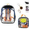 imageBIOWORLD Minecraft Creeper 5Piece Backpack Set Little Big Kid Green One SizeNaruto Clear