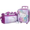 imageBioworld Minecraft Creeper Youth 4Piece Travel Set14 Carryon Duffle Bag and Luggage Tag SetHello Kitty Starshine 3piece