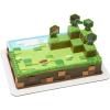 imageDecoSet Mobs Beware Minecraft Cake Topper 6Piece Stackable Cake Decoration Interlocking 3D Blocks With Characters Food Safe Birthday Cake DecorationCake Topper