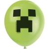 imageMulticolor Latex Minecraft Balloons 12quot 8 Count  Vibrant ampamp Durable Material Perfect for Gamers Epic Party Celebrations