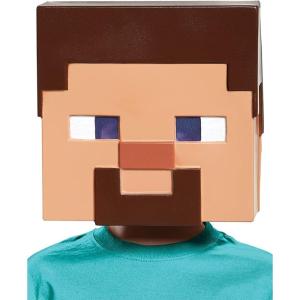 imageDisguise Kids Minecraft Steve Vacuform Mask Standard Natural