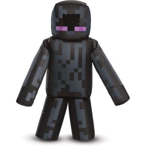 imageEnderman Costume Inflatable Minecraft Costumes for Kids Child Size Fan Operated Expandable Blow Up Suit Black