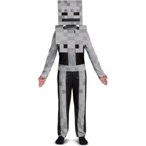 imageKids Minecraft Classic Skeleton Costume  Boys ampamp Girls Minecraft Cosplay Outfit  Child Minecraft Skeleton Costume