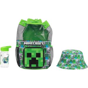 imageMinecraft Creeper 3Piece Green Swim Beach Backpack Set