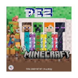 imageMinecraft PEZ Gift Set Four Minecraft PEZ Dispensers  6 Rolls of Candy